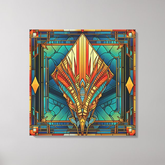 Art Deco Canvas Konst (Framsida)