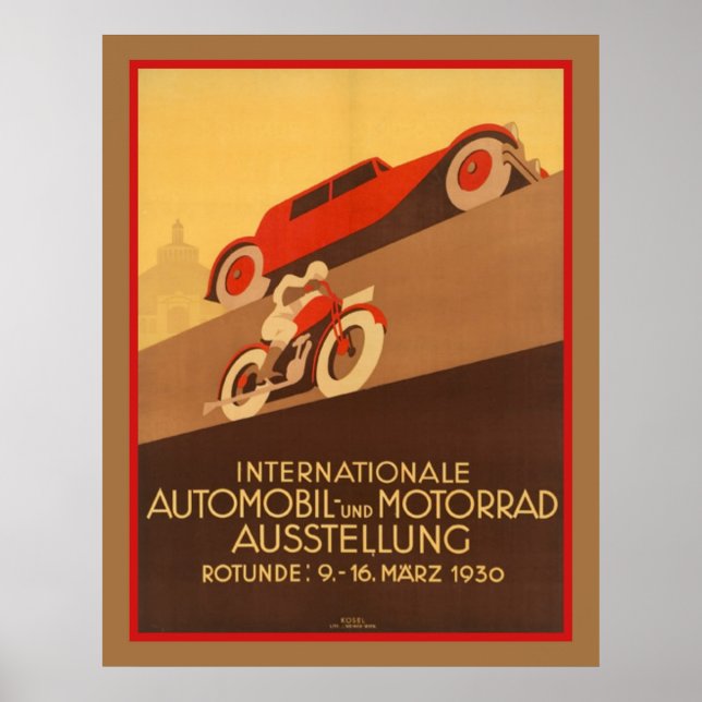 Art Deco Car Poster (Framsidan)