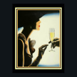 Art Deco "Champagne" 12 x 16 Skriv ut Poster<br><div class="desc">Artikel Deco 12 x 16 Skriv ut Champagne</div>