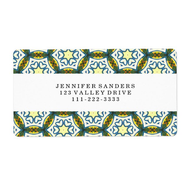 ART DECO CIRCLE MÖNSTER FRAKTSEDEL (Framsidan)