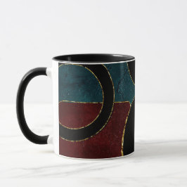 ART DECO CIRCLES MUG MUGG