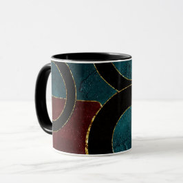 ART DECO CIRCLES MUG MUGG