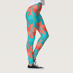 Art Deco-cirklar och trianglar Leggings