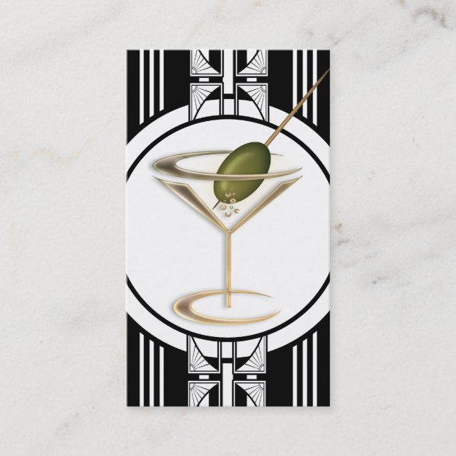 Art Deco Cocktails Social-profil (Framsida)