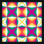 Art Deco Colorful Swirl Retro Abstrakt Art Poster<br><div class="desc">Art Deco Colorful Swirl Retro Abstrakt Art</div>