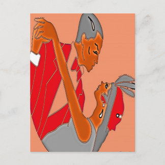 ART DECO COUPLE VYKORT