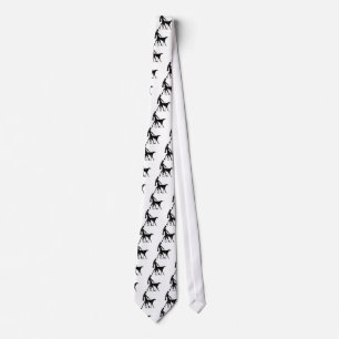Art Deco dam och Borzoi Slips