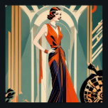 Art Deco Dam Poster<br><div class="desc">Art Deco Dam Poster</div>