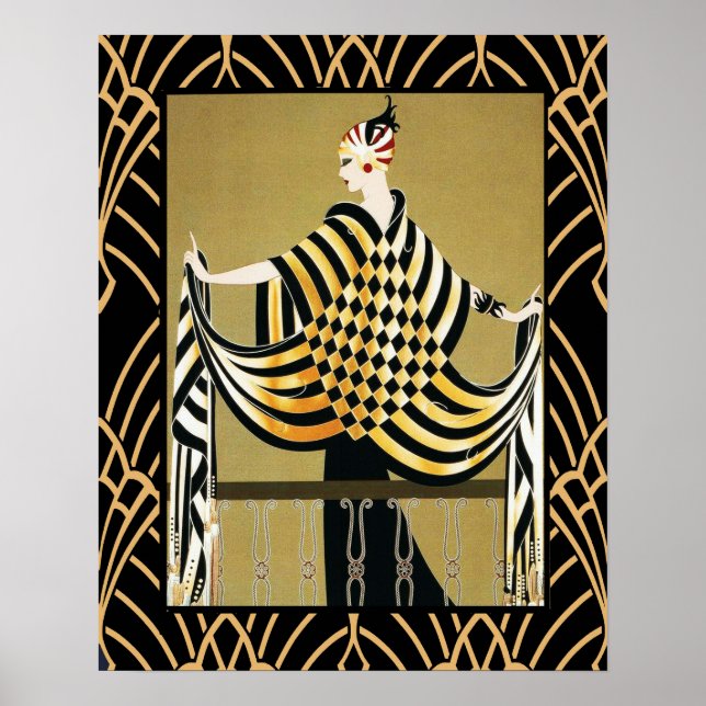 Art Deco Dam Poster (Framsidan)