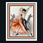 Art Deco ’Dance Le Deux’ 16 x 20 Poster<br><div class="desc">Dance Le Deux,  Parisian Art Deco Poster- 16 x 20</div>