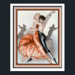 Art Deco ’Dance Le Deux’ 16 x 20 Poster<br><div class="desc">Dance Le Deux,  Parisian Art Deco Poster- 16 x 20</div>