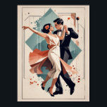 Art Deco-dans Poster<br><div class="desc">Underbar poster utformning. Du kommer att kärlek det som andra. Du kan fritt använda den här designen för andra produkter som du gillar eller anpassa och lägga till texten. Följ mig för mer. Tack. Ha en trevlig dag.</div>