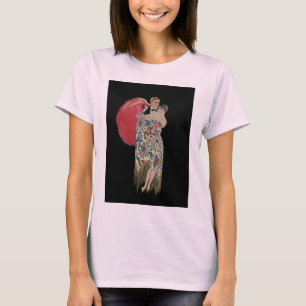 Art Deco Dans, Vintage Kärlek och Romantik Tee Shirt