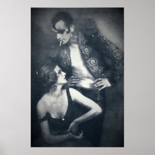 Art deco dansare berber och droste poster