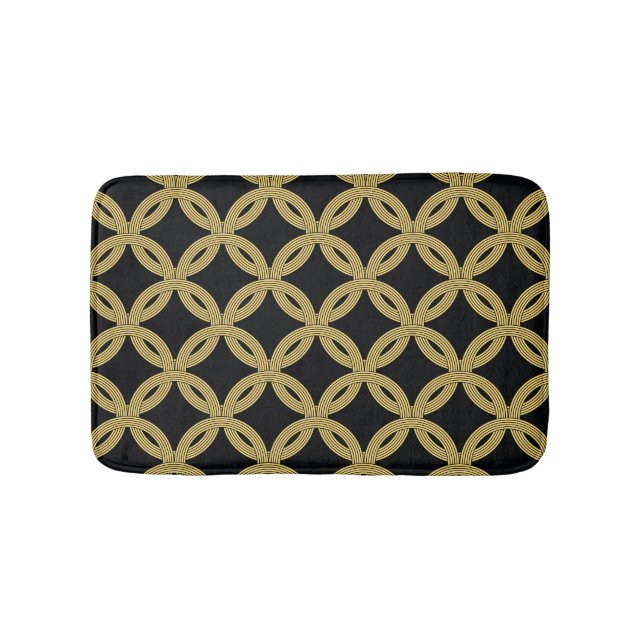 Art Deco-Dekoration Sömlös ornament Badrumsmatta (Framsidan)