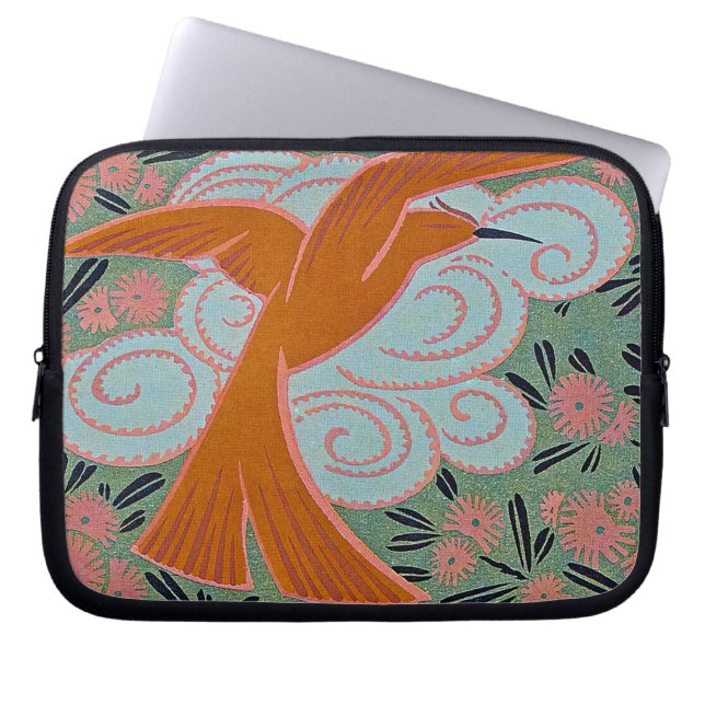 Art Deco Design #11 vid Sunshinedazzle Laptop Fodral (Framsidan)
