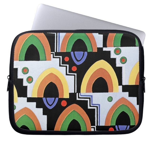 Art Deco Design #4 @ Emporio Moffa Laptop Fodral (Framsidan)