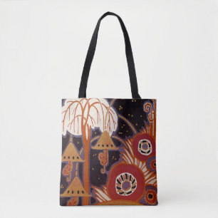 Art Deco Design #4 Exotic Garden Tygkasse