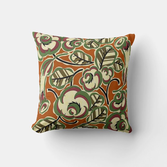 Art Deco Design #5 vid Sunshinedazzle Kudde (Framsida)