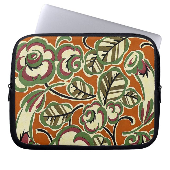 Art Deco Design #5 vid Sunshinedazzle Laptop Fodral (Framsidan)