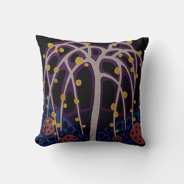 Art Deco Design #6 vid Sunshinedazzle Kudde (Framsida)