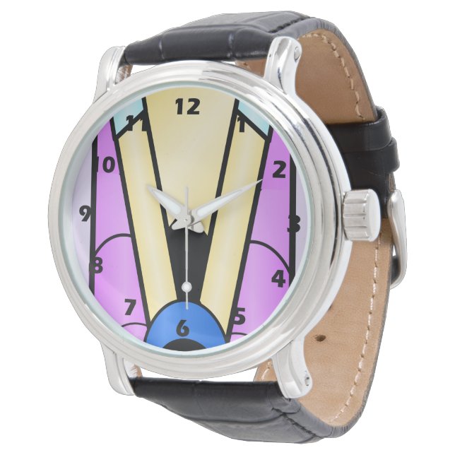 Art Deco-design Armbandsur (Vinklad)