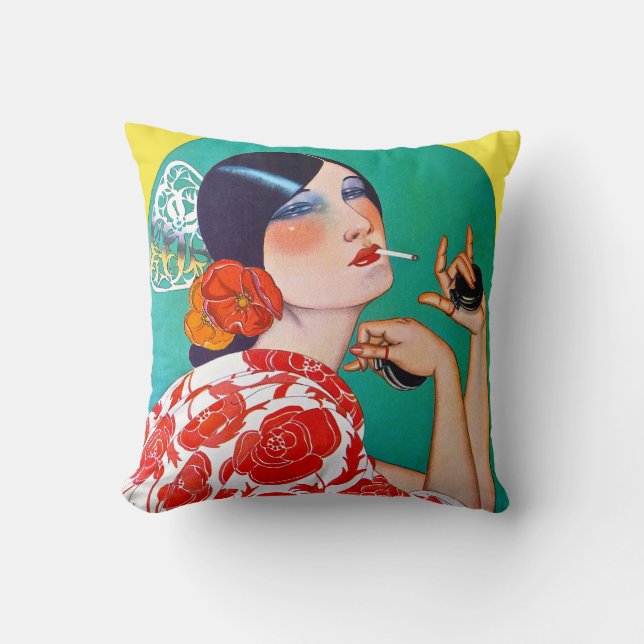 Art Deco Design Dekorativ kudde (Framsida)