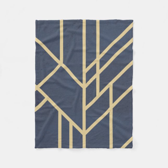 Art Deco-design Fleecefilt (Framsidan)