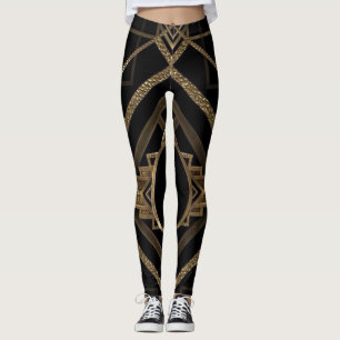 Art Deco-design Leggings