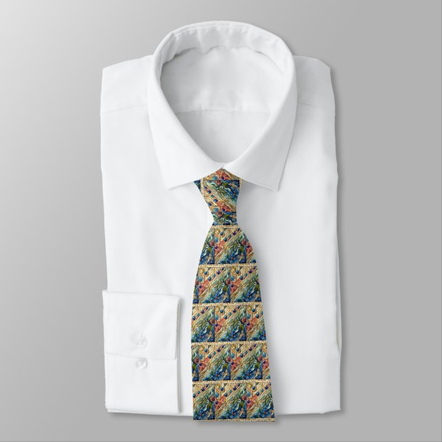 Art Deco Design Neck Tie Slips (Bunden)