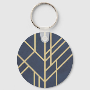 Art Deco-design Nyckelring
