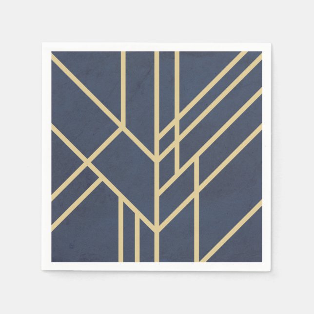 Art Deco-design Pappersservett (Framsidan)