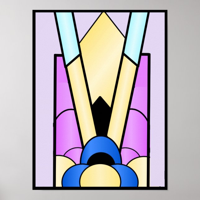 Art Deco-design Poster (Framsidan)