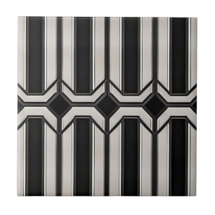 Art Deco Diamond Linjer Tile Kakelplatta