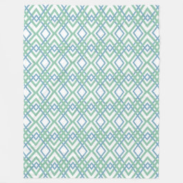 Art Deco Diamonds Fleecefilt