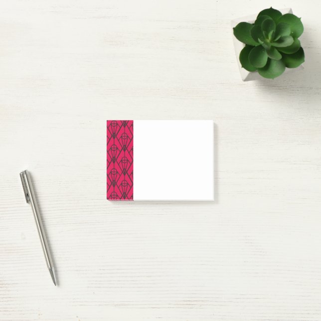 Art Deco Diamonds Post-it Block (Kontor)