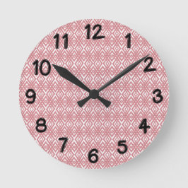 Art Deco Diamonds Rund Klocka