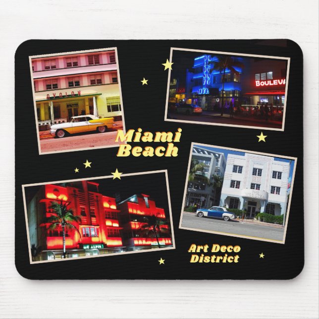 Art Deco District Miami Beach Musmatta (Framsidan)