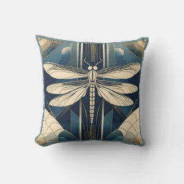 Art Deco Dragonfly Dekorativ kudde