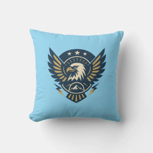 Art-Deco Eagle Emblem - Geometrisk Vapensköld Kudde