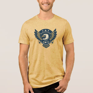 Art-Deco Eagle Emblem - Geometrisk Vapensköld T Shirt