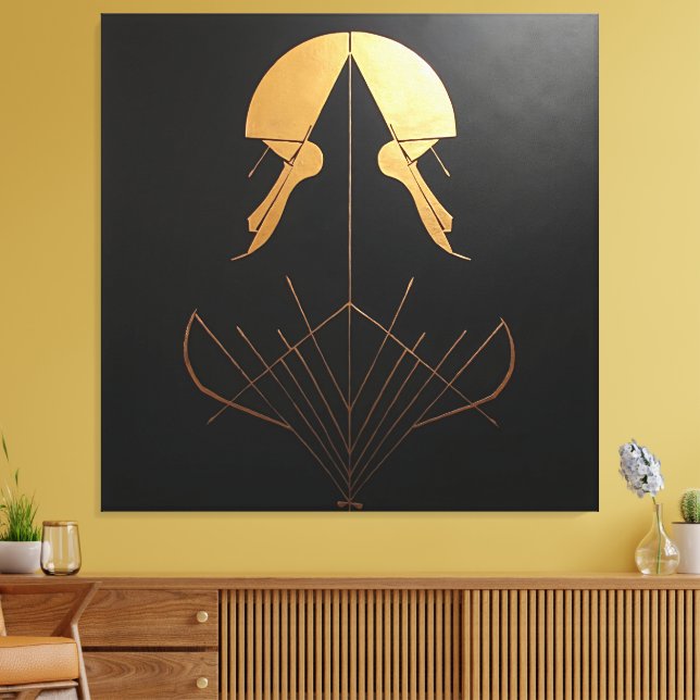 Art Deco Elegance Canvastryck (Insitu (Vardagsrum))