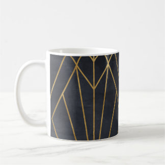 Art Deco Elegance: Geometric Glamor Kaffemugg