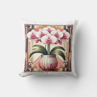 Art Deco Elegance Orchid Kudde