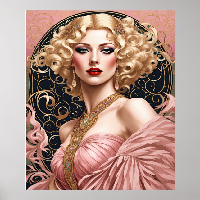 Art Deco Elegance Poster (Framsidan)