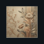 Art Deco: Elegant Botanicals och Geometric Luxury Trätavla<br><div class="desc">Den digitala konsten har en elegant,  texturerad design med stiliserad blommigt och botaniska motiv i skuggor av guld och silver,  accentuerad med subtil geometrisk mönster och rik metallisk ton,  vilket utesluter en modern,  men tidlös lyx.</div>