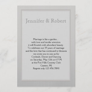 Art Deco Elegant Rand Jubileum Inbjudningar