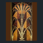 ART DECO ENNELPANEL POSTER<br><div class="desc">ART DECO ENPANEL (DEN HÄR PANELEN ÄR 50-TUMS OCH KAN TRIMMED FÖR ATT ANPASSA DIN RYMME ELLER TRIM OCH DUBBLA/TRIPLE ETC. PANELERNA SOM KOMBINERAR EN MALL AV PARQUET EFFECT WALL RYGE.)</div>