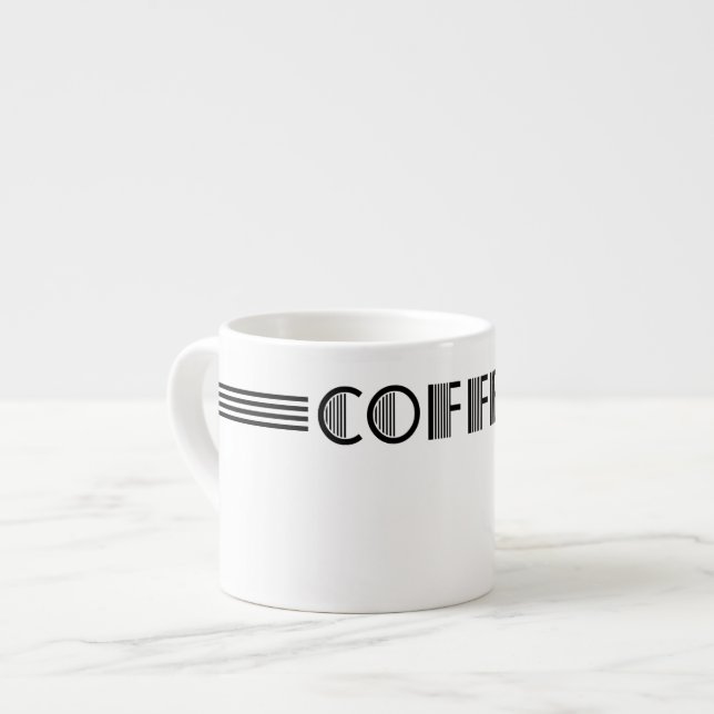 Art Deco Espressomugg (Framsida vänster)