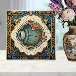 Art Deco Eye Anatomical Ophtalmology Kakelplatta